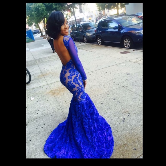 Dresses & Skirts - Royal Blue Prom Dress !